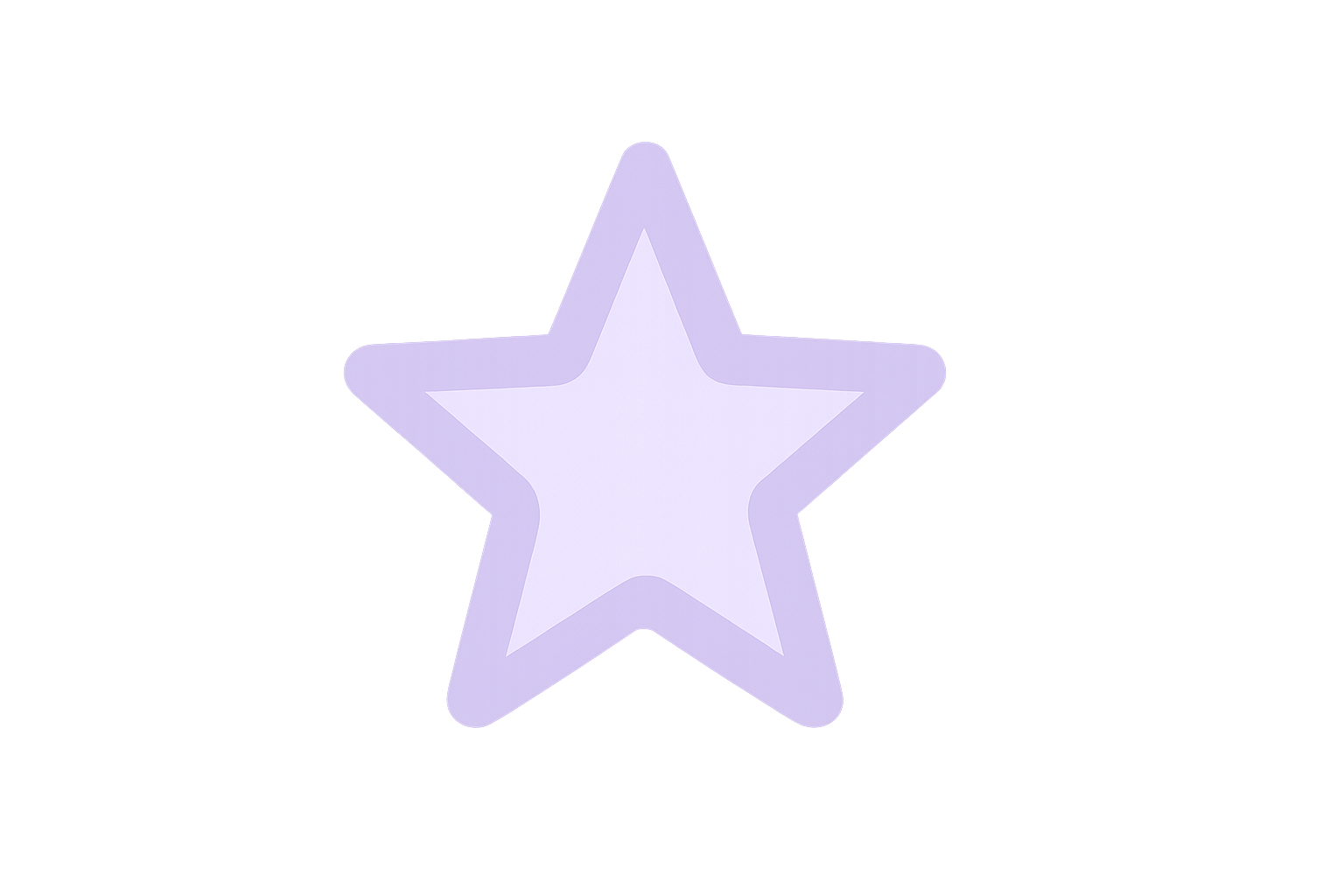 create me a light purple star icon